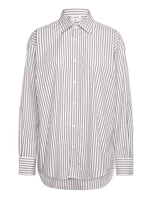 Classic Stripe Shirt Filippa K Brown