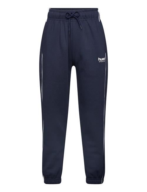 Hmljr Loose Sweatpant Piping Hummel Navy