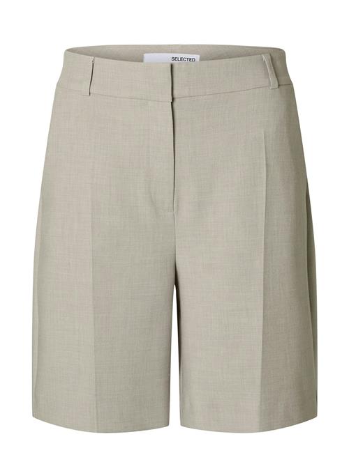 Slfrita Hw Shorts Mel Selected Beige
