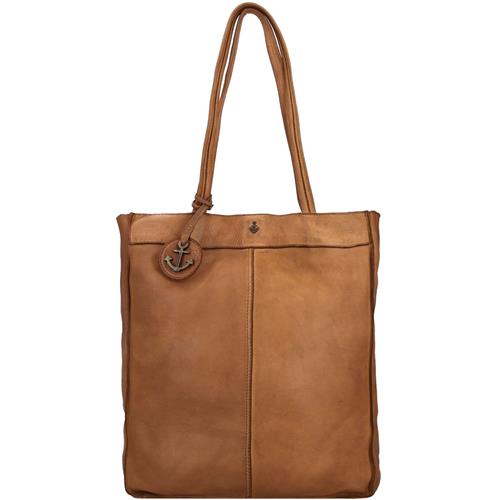 Harbour 2nd Shopper 'Anchor Love Elbe 1'  cognac