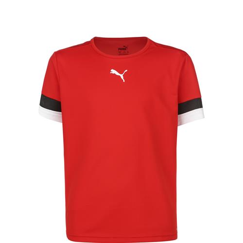 PUMA Funktionsskjorte 'TeamRise'  rød / sort / hvid
