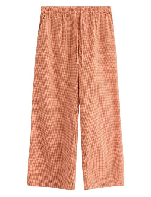 Trousers Pyjama Seersucker Lindex Orange