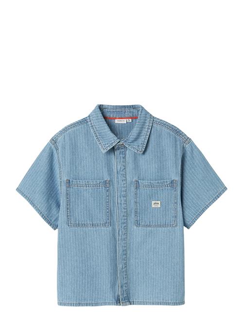 Nkmfelix Ss Dnm Shirt 3950-Ky H Name It Blue