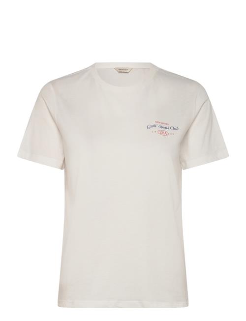 Reg Graphic Ss T-Shirt GANT White