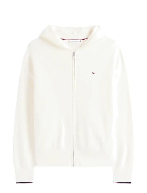 Co Jersey Stitch Zip Hood Cardi Tommy Hilfiger Cream