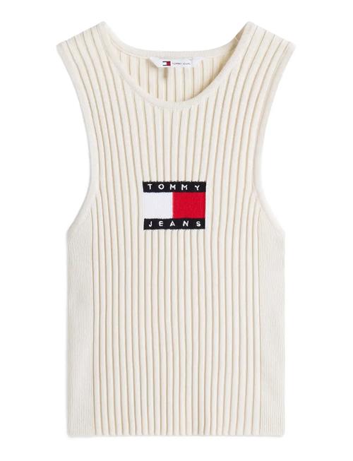 Tjw Rib Racer Tank Tommy Jeans Cream