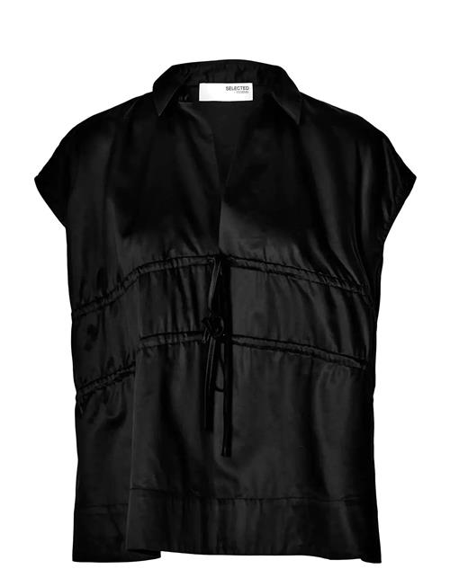 Slfally Sl Tie Top B Selected Black