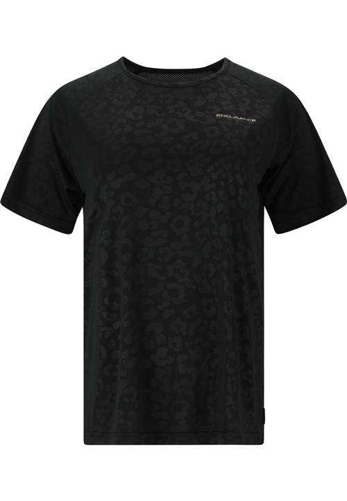 ENDURANCE Funktionsbluse 'Karna'  gylden gul / sort