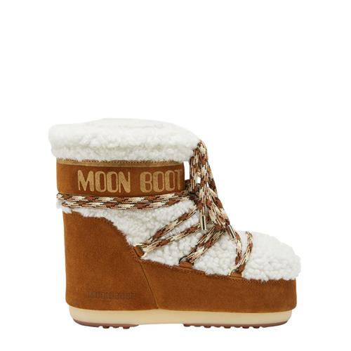 Moon Boot Mb Icon Low Shearling Snestøvler Whisky/off White  Whisky/Off White-33-35 EU  Brun  33-35 EU  kvinde