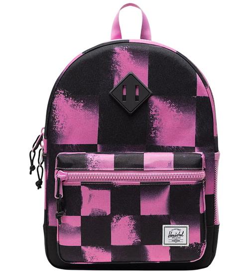Herschel Rygsæk - Heritage Kids - Stencil Checker Opera Mauve