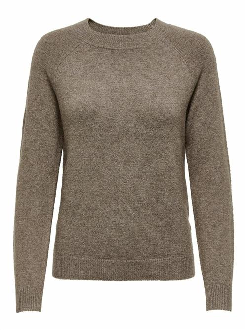 ONLY Pullover 'RICA'  brun-meleret