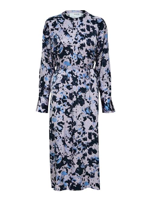 SELECTED Blusekjole 'Aronia'  blå / lilla