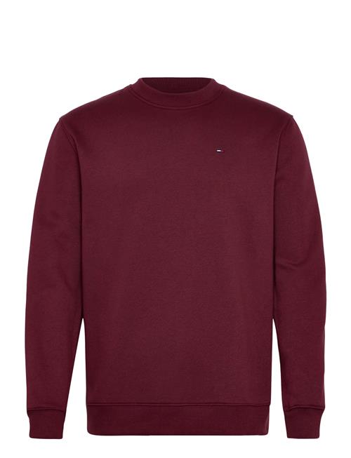 Tjm Reg S Flag Crew Ext Tommy Jeans Burgundy