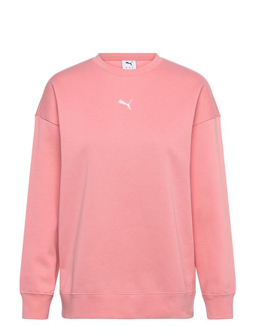 Ess Over D Crew Fl PUMA Pink