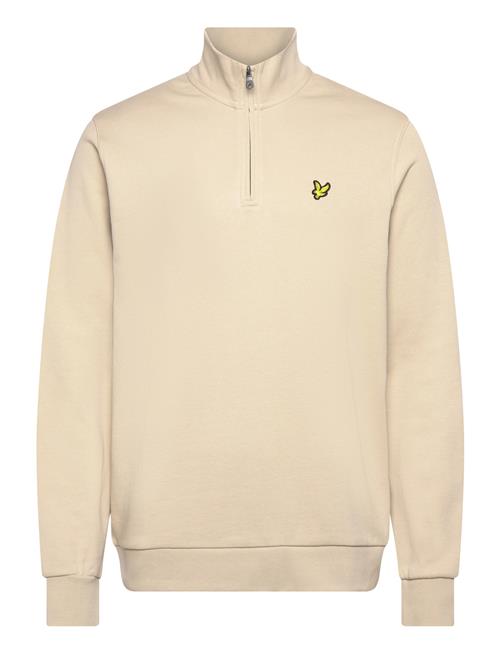 Loopback Quarter Zip Sweat Lyle & Scott Beige