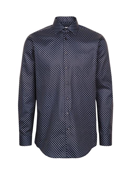 Cityhemden 1/1 Arm Seidensticker Navy