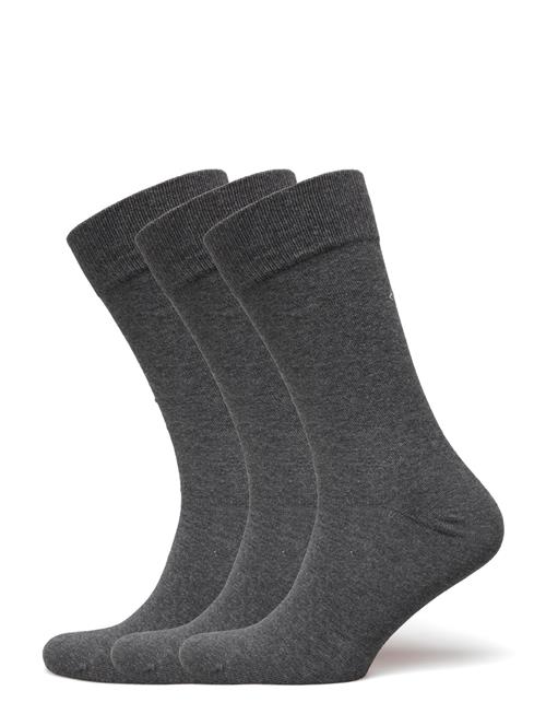 Soft Cotton Socks 3-Pack GANT Grey