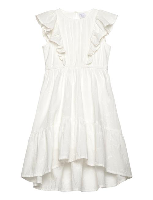 Dress High Low Ao Embroidery Lindex White