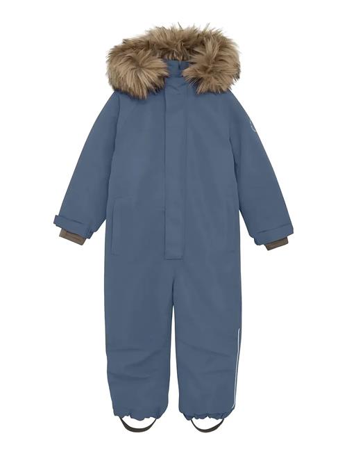 Snowsuit W. Fake Fur En Fant Blue