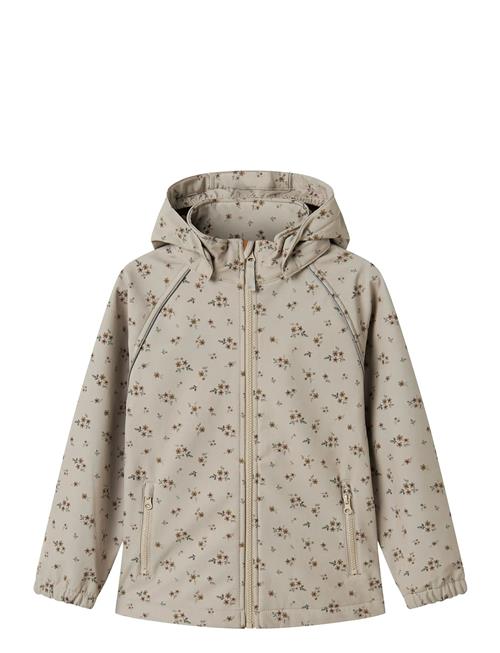 Nkfalfa08 Softshell Jacket Aop Fo Name It Beige
