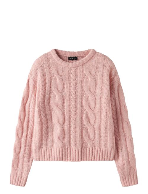 Nlfnaible Ls Short Knit LMTD Pink