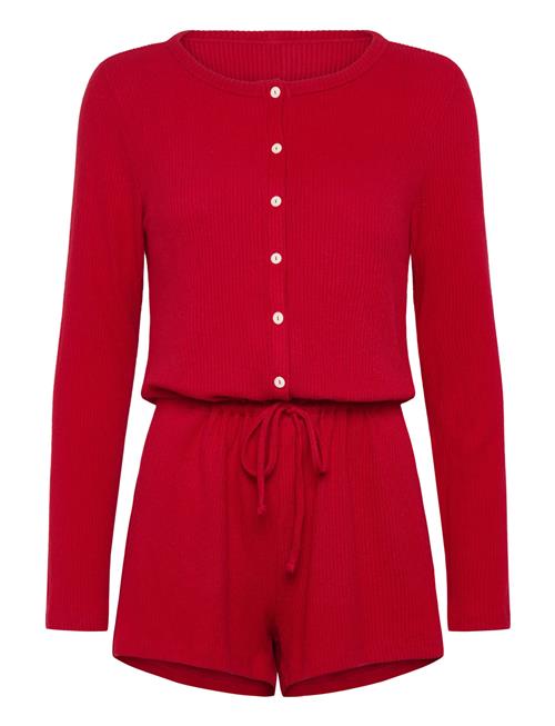 Sie Short Jersey Rib Hunkemöller Red