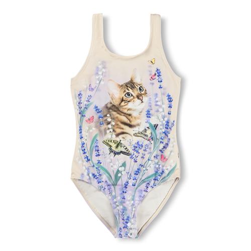 Molo Nika Badedragt Butterfly Field  Butterfly Field 110 cm  Creme  110 cm  kvinde