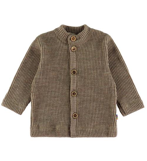 Joha Cardigan - Strik - Uld - Beige Meleret