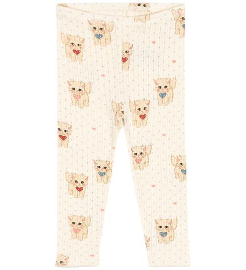 Konges Sløjd Leggings - Minnie - Miao Amore m. Hulmønster
