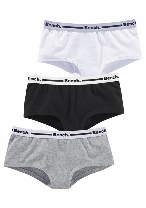 BENCH Underbukser  grå-meleret / sort / hvid