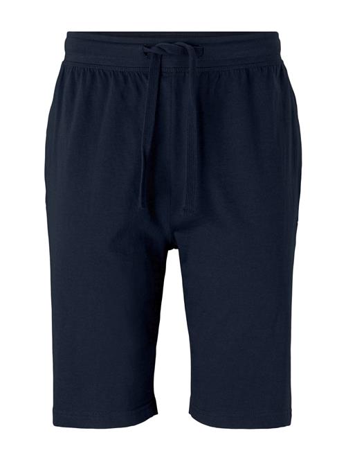 TOM TAILOR Pyjamas kort  ensian / dueblå / hvid