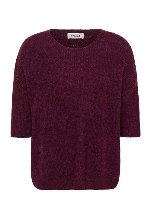 Sltuesday Jumper Soaked In Luxury Burgundy