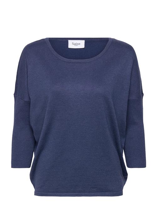 A2561, Milasz R-Neck Pullover Saint Tropez Navy