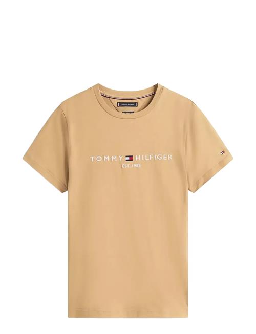Tommy Logo Tee Tommy Hilfiger Beige