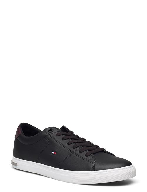 Essential Leather Detail Vulc Tommy Hilfiger Black