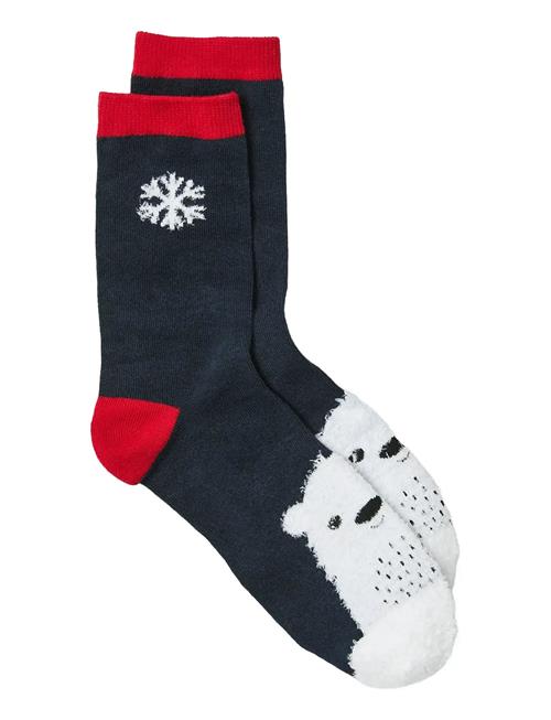 Vmelf Socks Xmas Vero Moda Navy