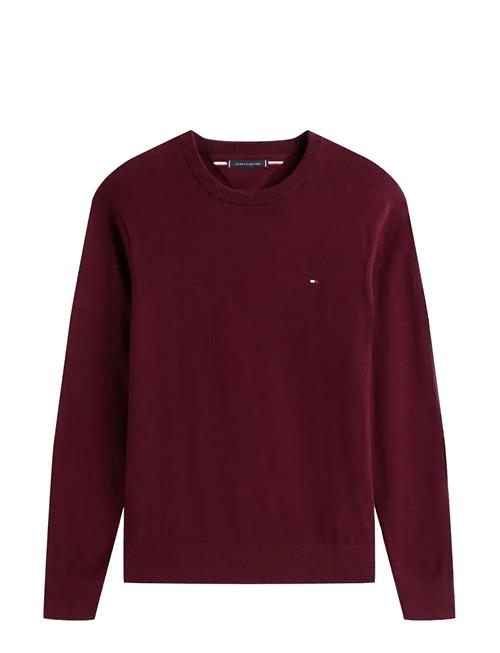 Pima Org Ctn Cashmere Crew Neck Tommy Hilfiger Burgundy