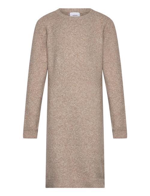 Vmdoffy Ls O-Neck Dress Ga Girl Vero Moda Girl Beige