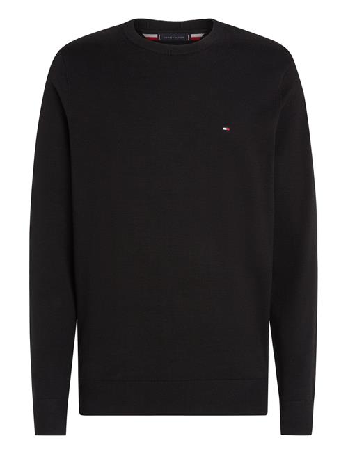 Core Essential Cotton Crew Neck Tommy Hilfiger Black