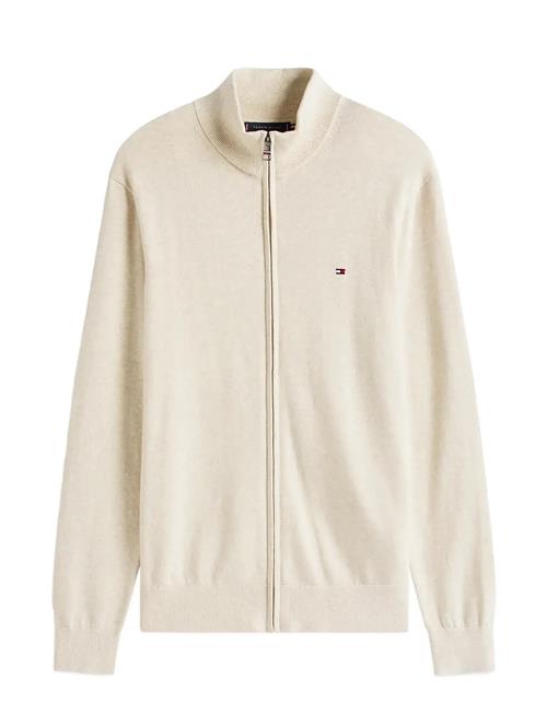 Essential Cotton Zip Thru Tommy Hilfiger Cream