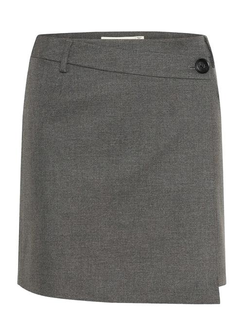 Gzpaula Mw Wrap Skirt Noos Gestuz Grey