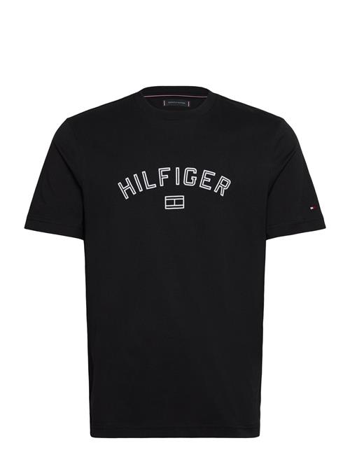 Hilfiger Flock Tee Tommy Hilfiger Black