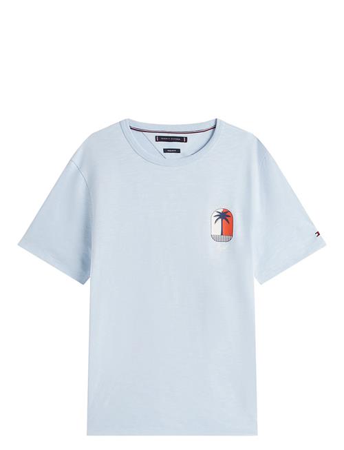 Palm Tree Label Tee Tommy Hilfiger White