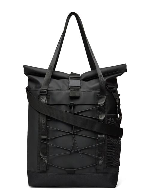 Trail Rolltop Tote Bag W3 Rains Black