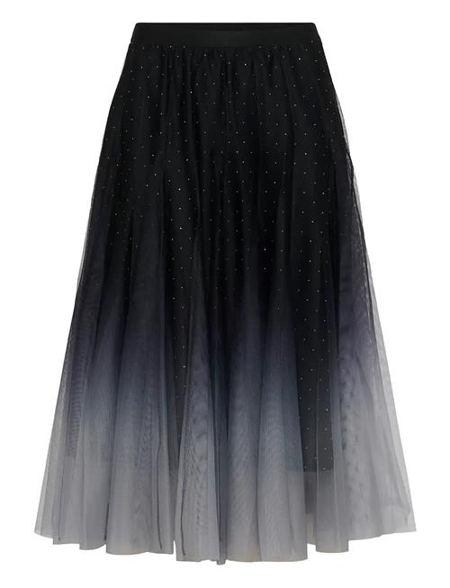 Crglittery Mesh Skirt Cream Navy