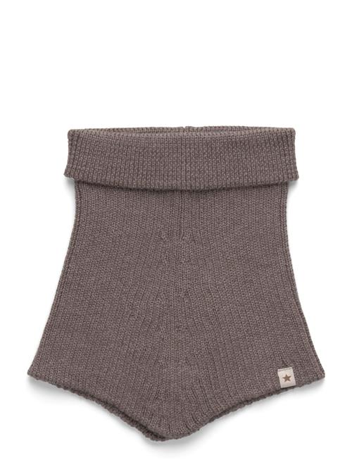 Neck Warmer Wool Knit Huttelihut Grey
