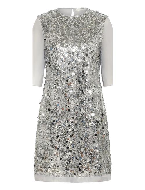Davinaiw Short Dress InWear Silver