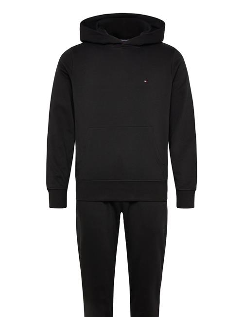Flag Logo Tracksuit Tommy Hilfiger Black