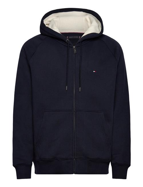 Teddy Lined Hdd Zip Through Tommy Hilfiger Navy