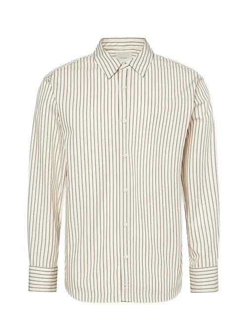Ls Thin Dbl Stripe Cotton Easy S Calvin Klein Cream